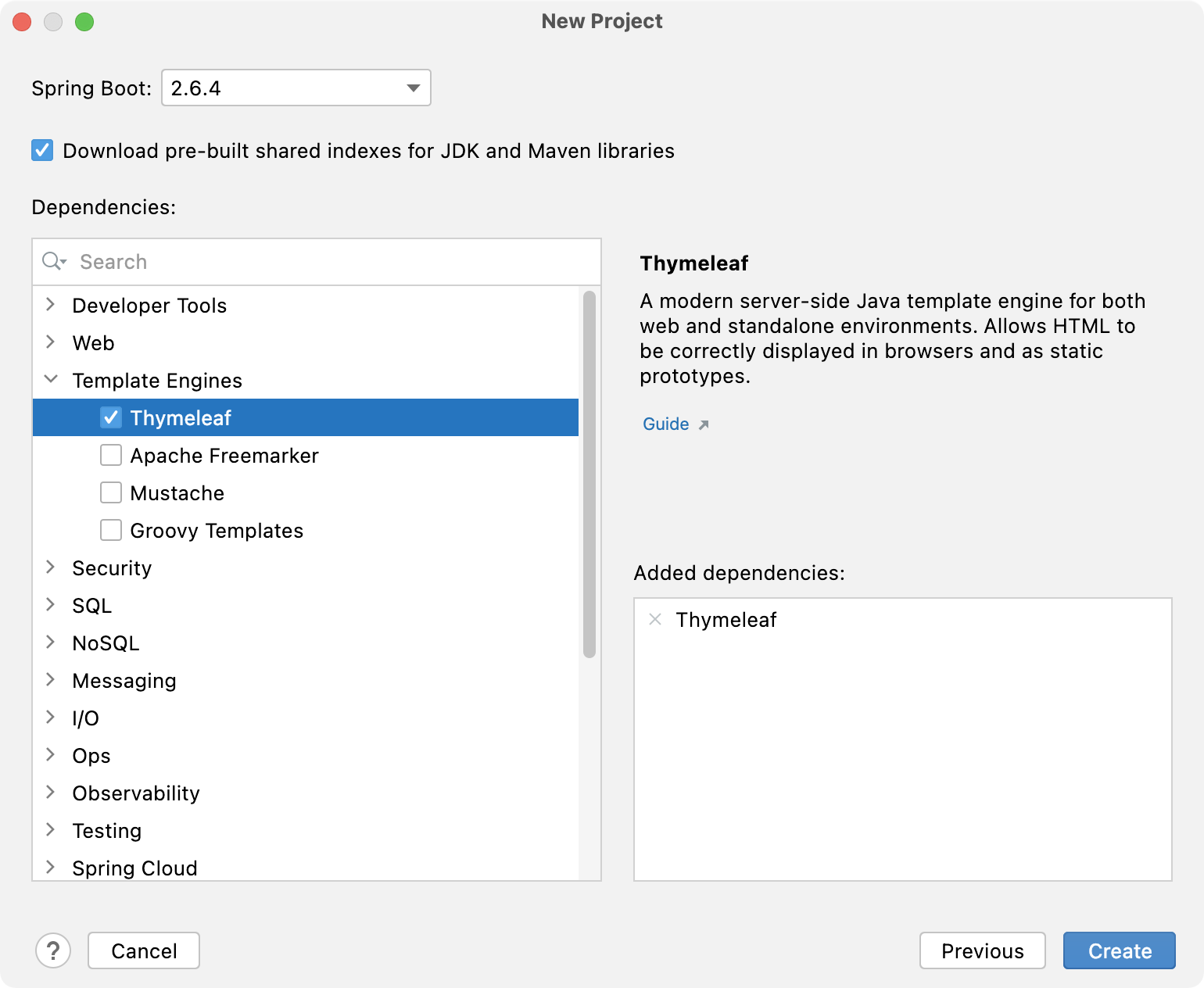 添加Thymeleaf 添加Thymeleaf
