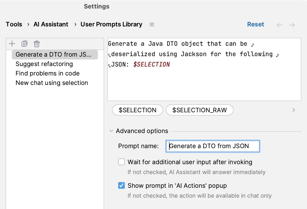 IntelliJ IDEA:自定义提示参数 IntelliJ IDEA:自定义提示参数