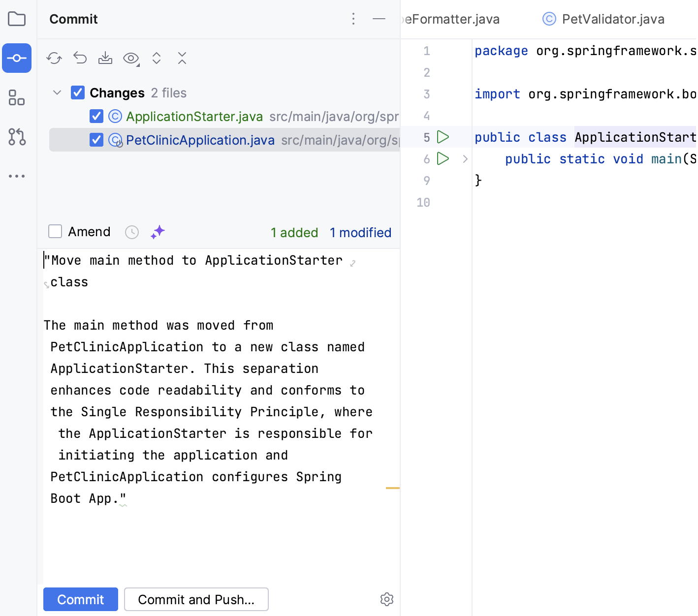 IntelliJ IDEA:AI 生成的提交消息 IntelliJ IDEA:AI 生成的提交消息