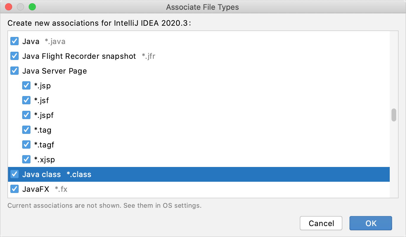 IntelliJ IDEA:将文件类型与 IDE 关联 IntelliJ IDEA:将文件类型与 IDE 关联