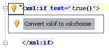 将 xsl:if 转换为 xsl:choose 将 xsl:if 转换为 xsl:choose
