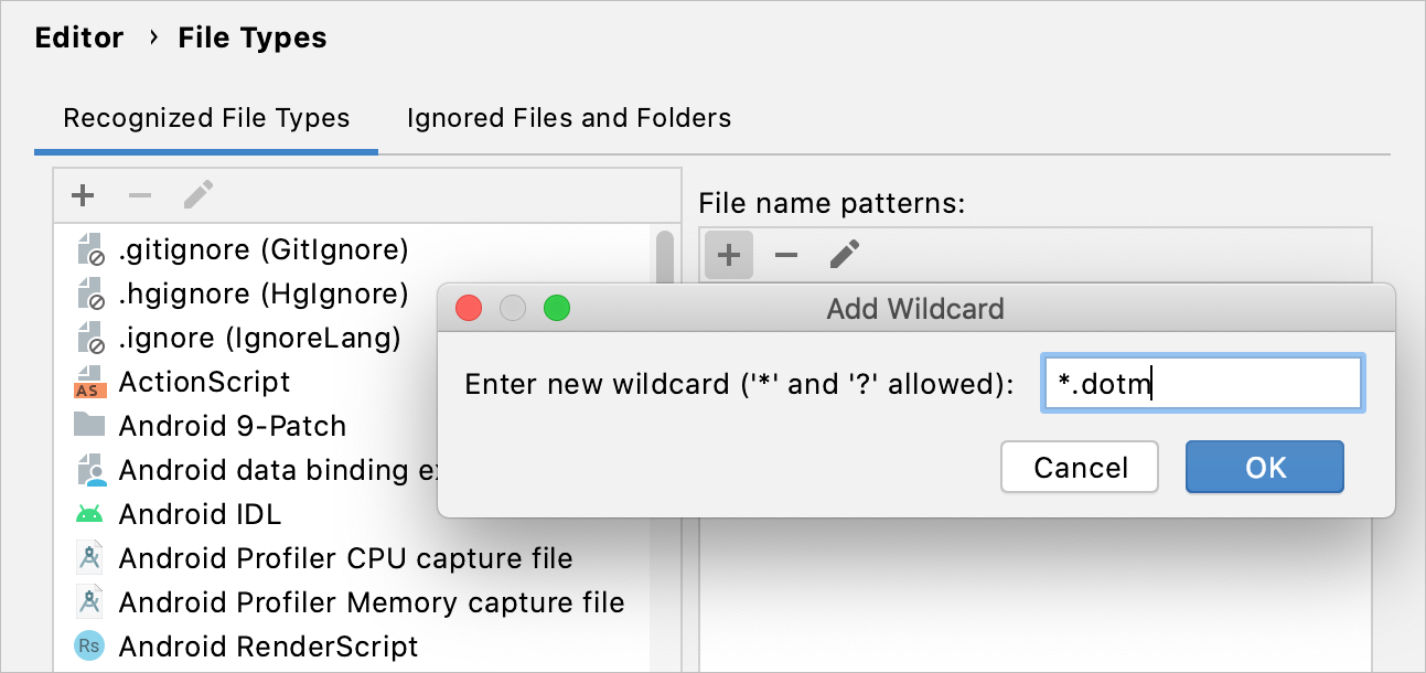 IntelliJ IDEA:更改文件类型和相关文件名模式之间的关联 IntelliJ IDEA:更改文件类型和相关文件名模式之间的关联