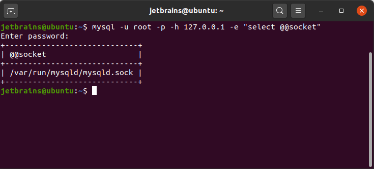 找到 Unix 套接字文件 找到 Unix 套接字文件