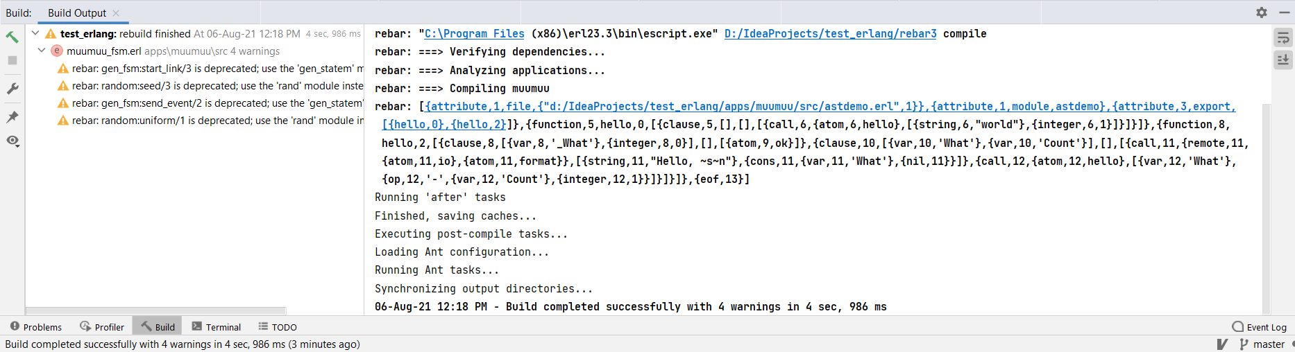 Erlang 使用 Rebar 构建 Erlang 使用 Rebar 构建