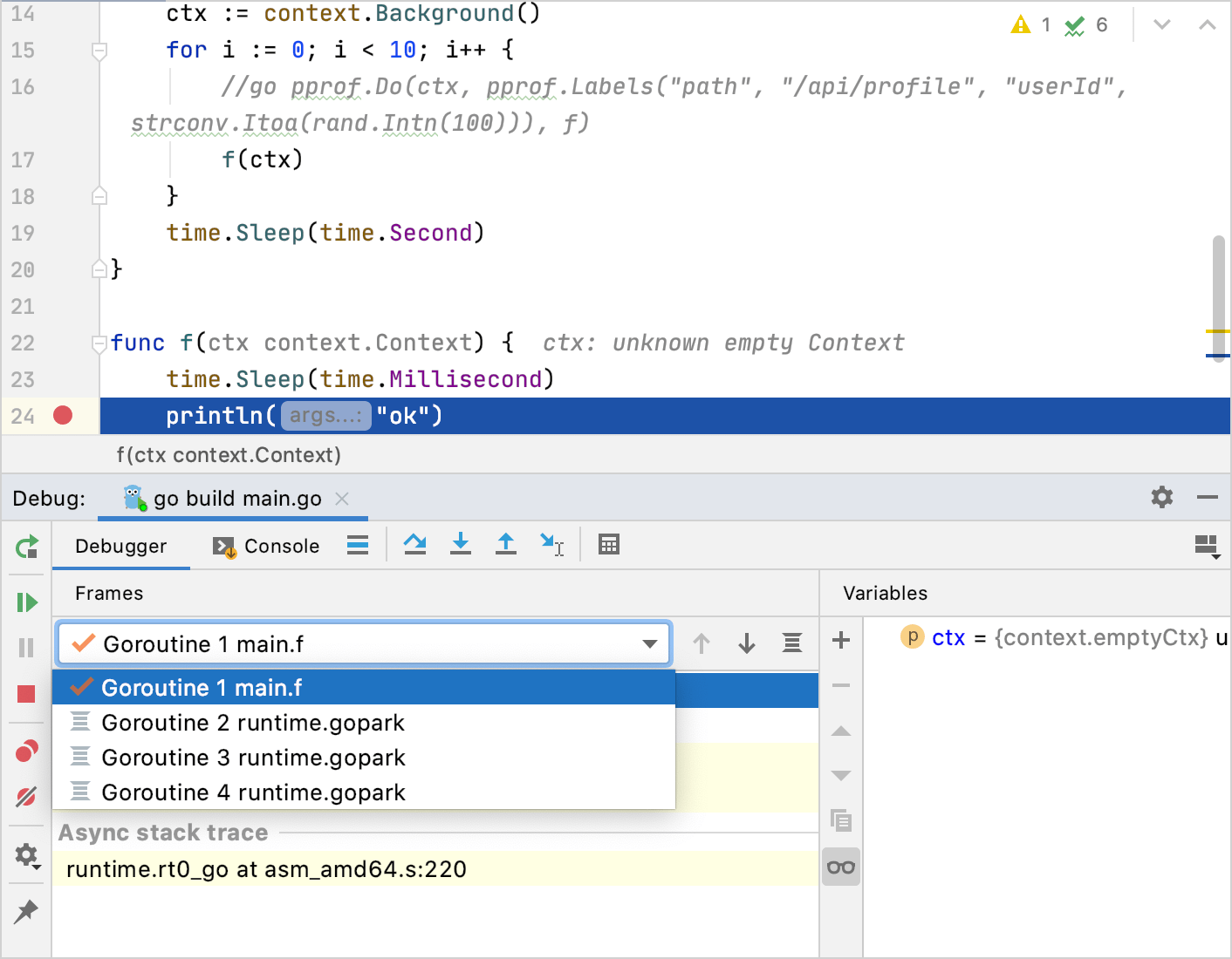 没有标签的 goroutine 列表 没有标签的 goroutine 列表