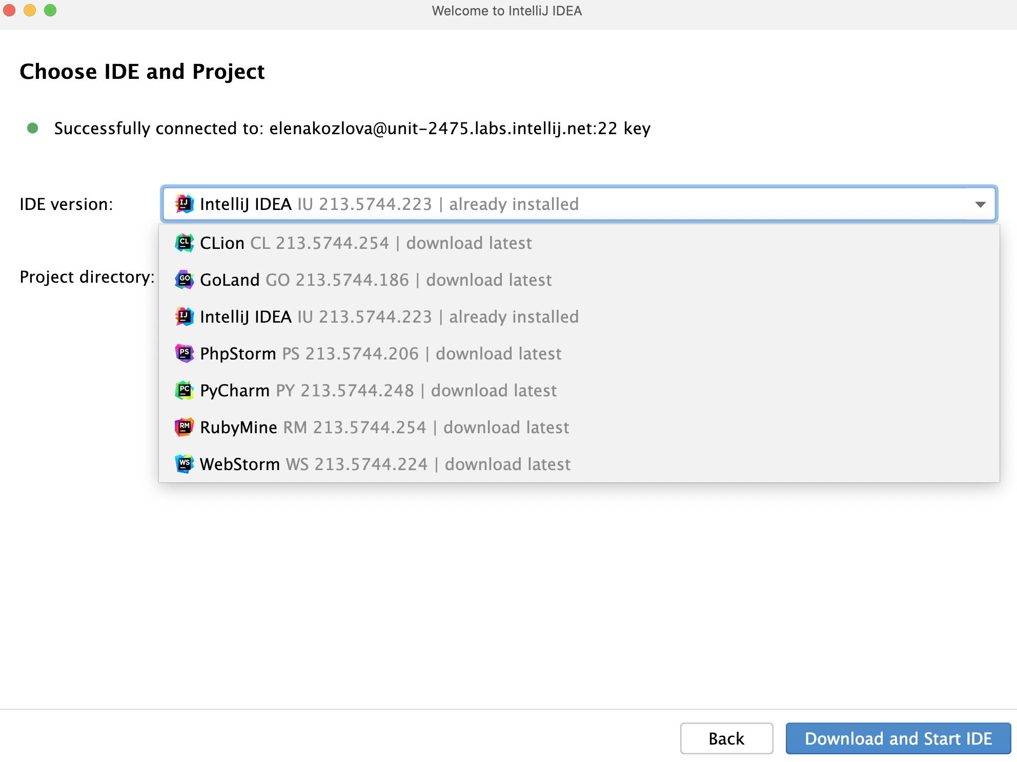 IntelliJ IDEA 欢迎屏幕 IntelliJ IDEA 欢迎屏幕