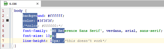 IntelliJ IDEA:用鼠标选择多个矩形文本片段 IntelliJ IDEA:用鼠标选择多个矩形文本片段