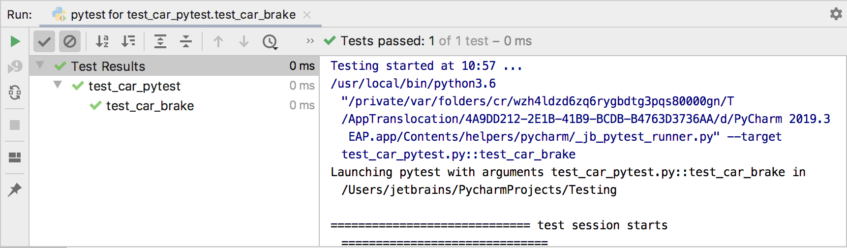 运行Pytest 运行Pytest