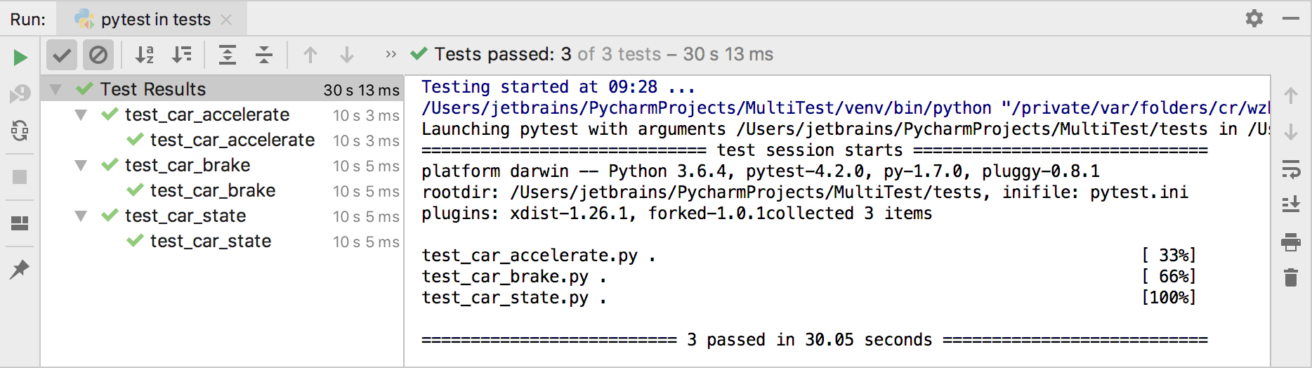 从一个目录运行所有 pytest 测试 从一个目录运行所有 pytest 测试