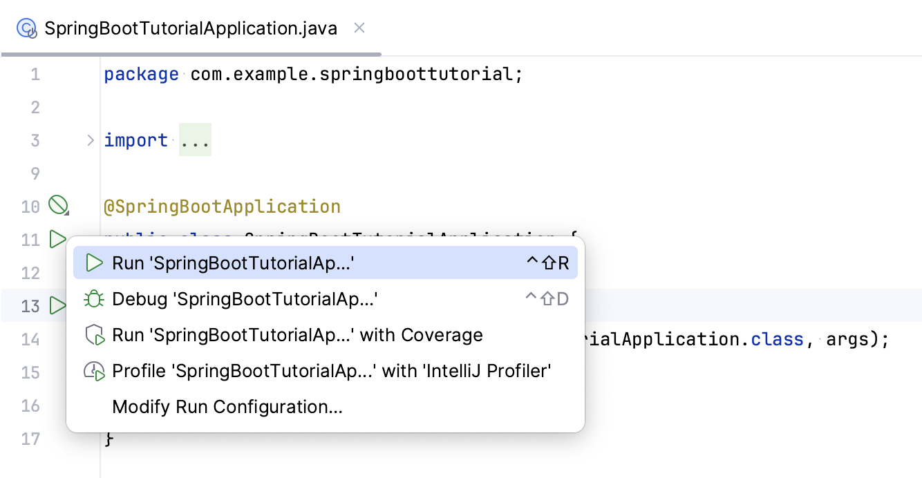 从排水沟运行 Spring Boot 应用程序 从排水沟运行 Spring Boot 应用程序