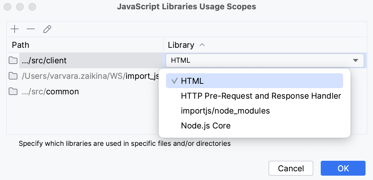 指定范围:指定的 HTML 库 指定范围:指定的 HTML 库